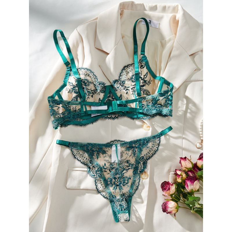 Hot-selling Sexy Lingerie Flor - Embroidery Set recension och pris