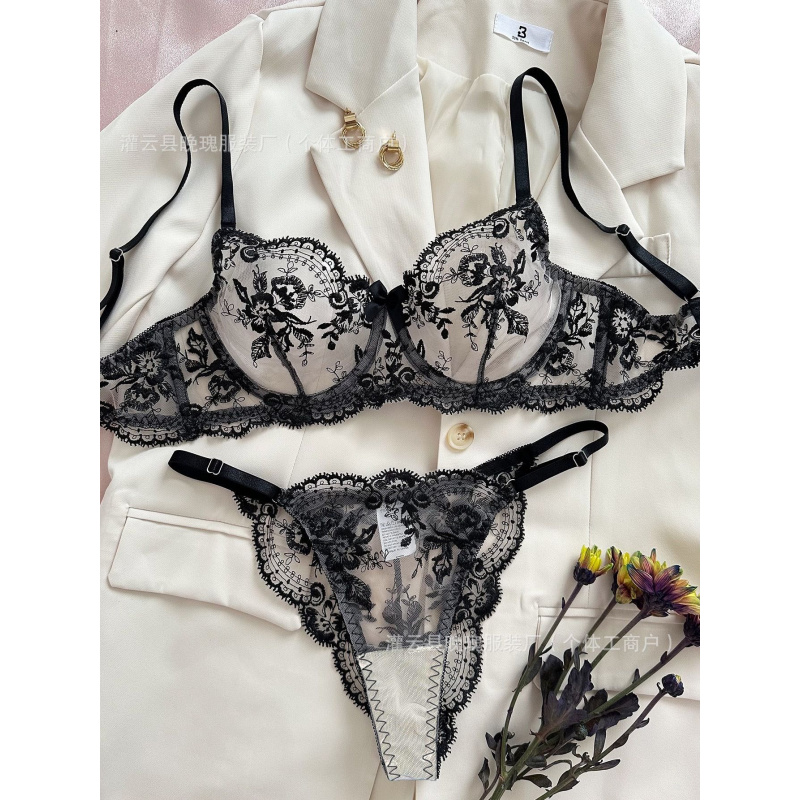 Hot-selling Sexy Lingerie Flor - Embroidery Set recension och pris