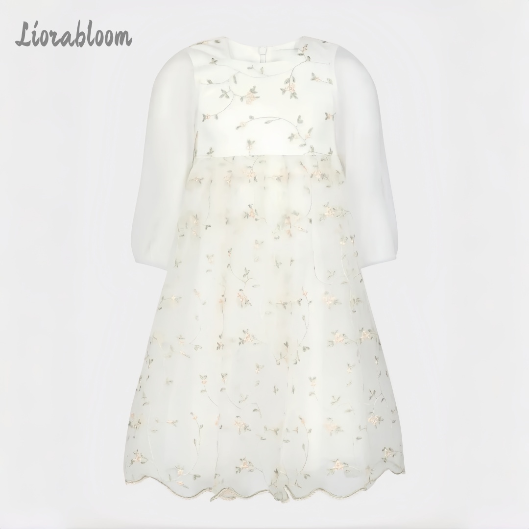 Customized Flower Girl Dress P - Embroidery Wedding recension och pris