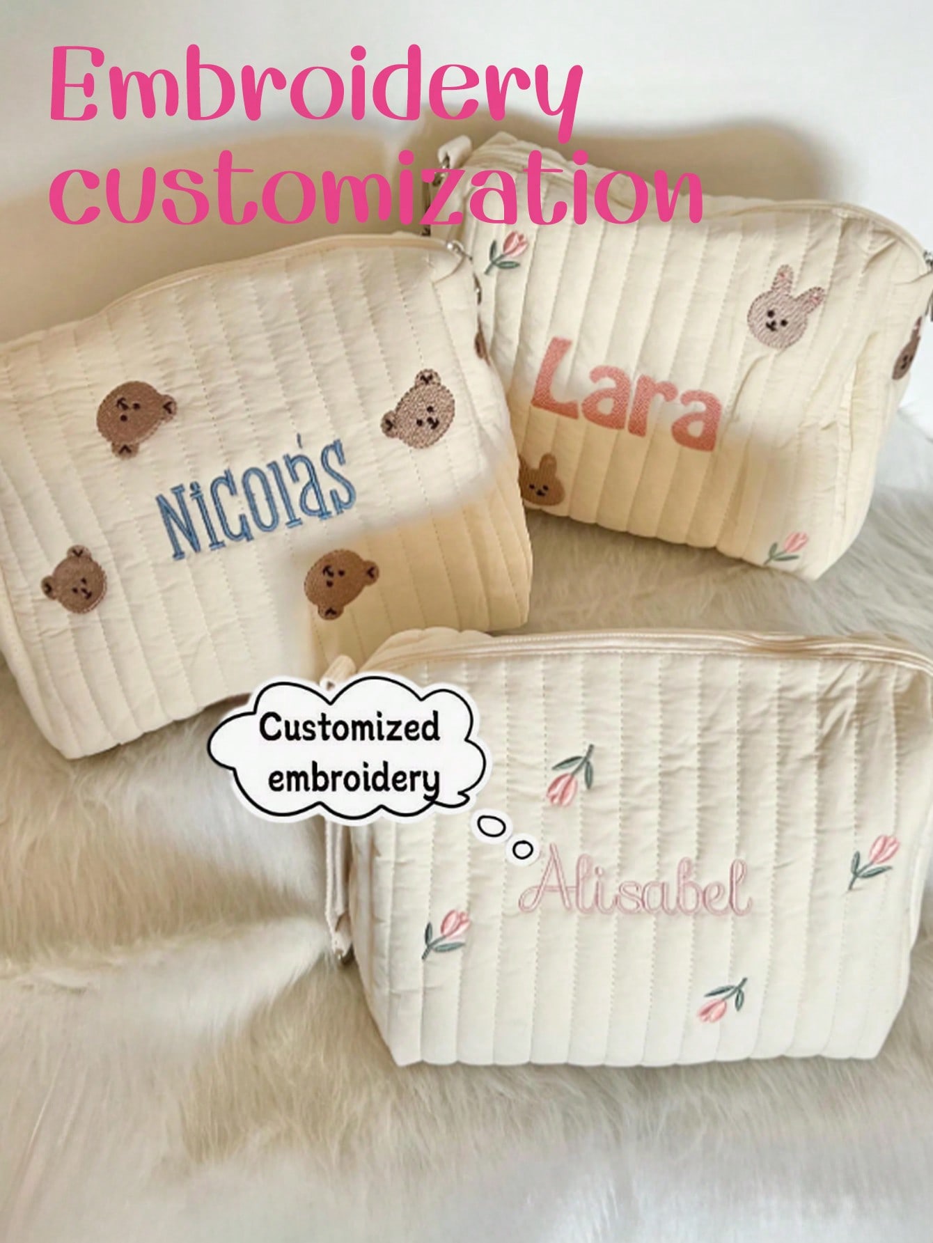 Custom Name Embroidery Baby Di - Embroidery And Quilting recension och pris