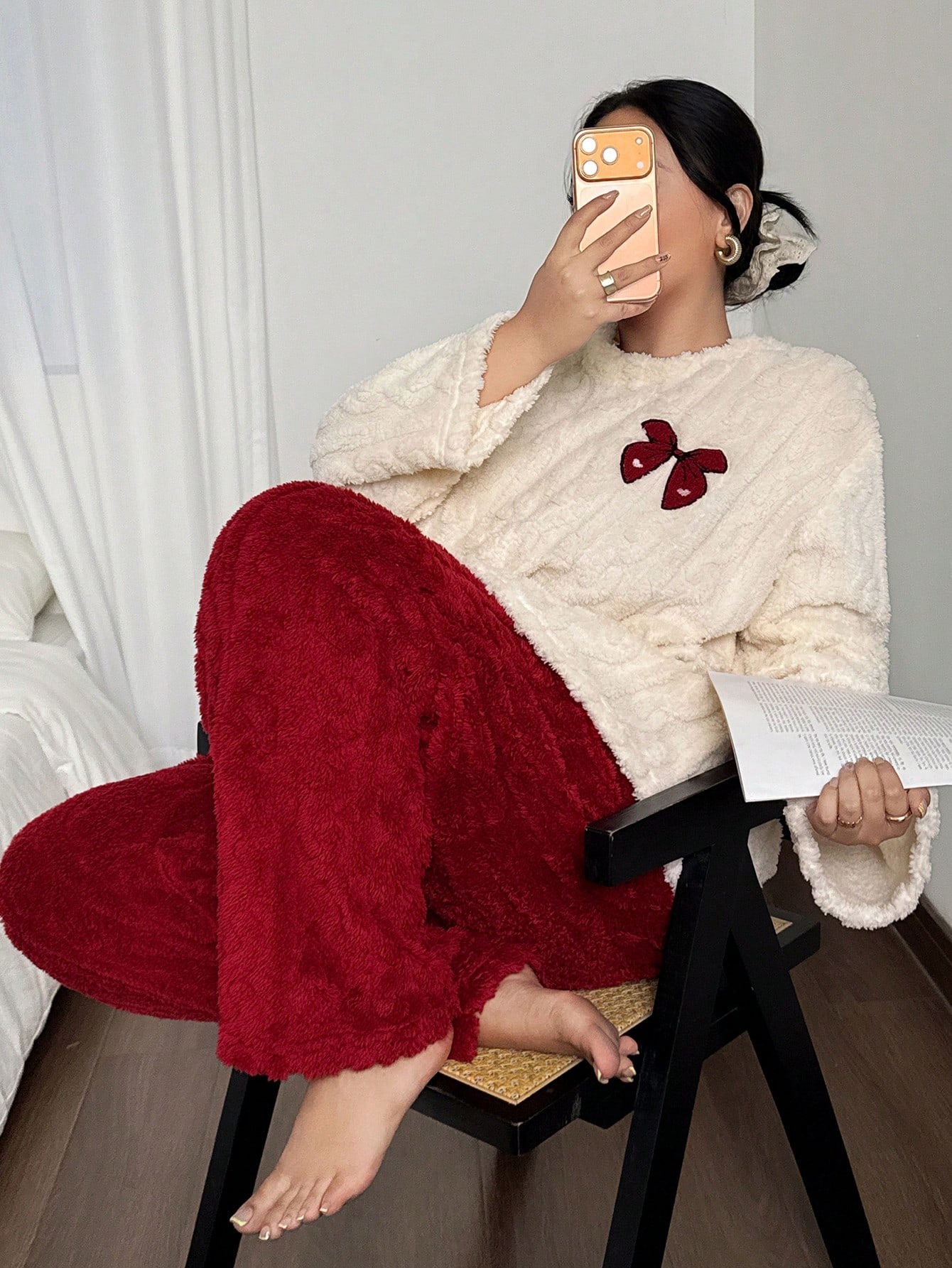 Plus Size 1XL-5XL Women Autumn - Embroidery Set recension och pris